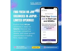 Find Fresh HR Job Vacancies in Jaipur Limited Openings! Find Fresh HR Job Vacancies in Jaipur Limited Openings!