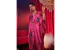 Diva Poppy Print Kaftan – Luxe Kaftan Dress for Women’s Festive Party