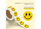 Smiley Face Stickers - Fun & Vibrant Designs | StickerJet