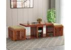 Bradford Honey Finish Sheesham Wood Coffee Table
