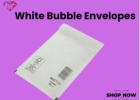 Premium White Bubble Envelopes Size 6 for Secure Branded Shipping