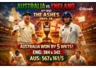 Australia vs England Scorecard Access | Cricash Login Guide