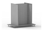 Smart Retail Displays with Grey Gondola Shelving -