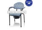Sturdy Commode Chair by Mexple for Easy Toileting and Mobility Assistance