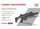 Buy CZ Scorpion 3+ 9mm Pistol with Faux Suppressor