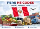 Peru Chapter 33 HS Codes Cosmetics Oils