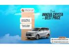 Premium Innova Crysta Car Rental in Delhi | Best Rates Guaranteed