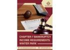 Chapter 7 Bankruptcy Income Requirements in