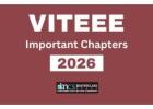 VITEEE Important Chapters 2026