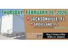 Register Today for the February Trailers and Misc. Auction Jacksonville / Groveland, FL