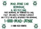 FREE JUNK CAR REMOVAL NO TITLE OK! 1-888-MAD-JUNK