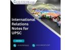 Download International Relations Notes for UPSC Preparation