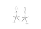 Star Fish Sculptural Dangler in Silver – Made with 925 Sterling Silver