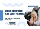 Quick Cash Car Equity Loans Edmonton
