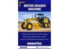 Buy Motor Grader Machine for Smooth and Accurate Grading