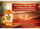 Premium Orange Oil for Wood Furniture Cleaning & Protection