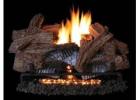 Triple the Flames, Zero the Vents - Wild Timber 18 Concrete Vent Free Gas Log Set