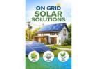 On Grid Solar Solutions