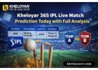 Kheloyar 365 IPL Live Match Prediction Today with Full Analysis