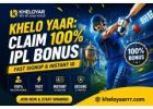 Khelo Yaar: Claim 100% IPL Bonus – Fast Signup & Instant ID