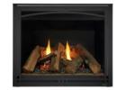 Transform Your Living Room Instantly – Majestic Meridian 36" Platinum Gas Fireplace