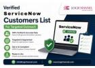 Verified ServiceNow Customers List For Targeted Outreach