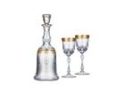 Crystal Whiskey Decanter Set | Distinct Bar Statement