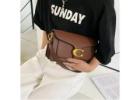 Double-Strap Small Square Crossbody Bag — Chic Underarm Purse for Women