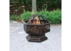 Buy Outdoor Wood Burning Firepit with Flame Designs – WAD1011SP