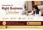 Get Expert Consultation For Right Business Selection Today