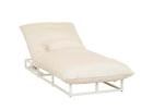 Luxurious Aruba Frame Sunbed – Canvas & Aluminium Finish