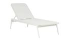 Elegant Portsea Classic Sunbed in White – Ultimate Outdoor Luxury
