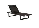 Luxury Pier Sleigh Sunbed in Black – Ultimate Relaxation