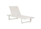 Elegant Pier Sleigh Sunbed in White – Stylish Outdoor Comfort