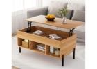 Lift-Top Oak Artiss Coffee Table – Stylish & Functional Design