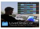 Live Desk Cal: Always Updated Desktop Calendar Display