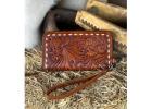 Classic Western Style in Every Stitch: Tooled Leather Purses