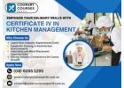 Join Our Culinary Training Institute for Certificate IV in Kitchen Management Today