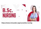 Bsc nursing online admission form