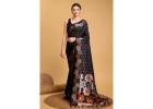 Buy Elegant Black Saree – Perfect for Evening Wear