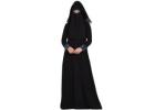 This elegant burqa is for special occasion