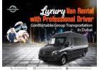 Hire Van with Driver in Dubai – Full-Day and Half-Day Packages