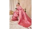 Buy a Charming Pink Saree for a Fresh Look