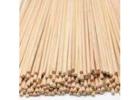100-Pack Round Wooden Craft Sticks – Ideal for DIY, School Projects & Model Making