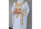 The Elegant White Farasha for Party Wear Now on Mirraw