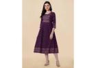 Glow in Style with Designer Mirror Work Kurtis from Mirraw