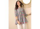 Cotton Kurtis That Speak Comfort and Class Only at Mirraw