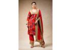 Bold in Red – Mirraw’s Stunning Salwar Suit Collection for Canadian Fashionistas