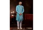 Blue Colour Sherwani for Wedding & Festive Celebrations
