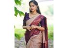 Elegant Cotton Silk Saree Online At Mirraw - Best Offer